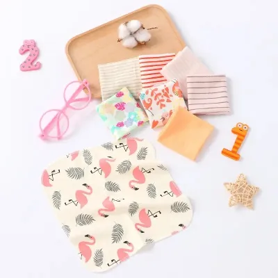 Baby Soft Square Shape Cute Wash Cloths Set